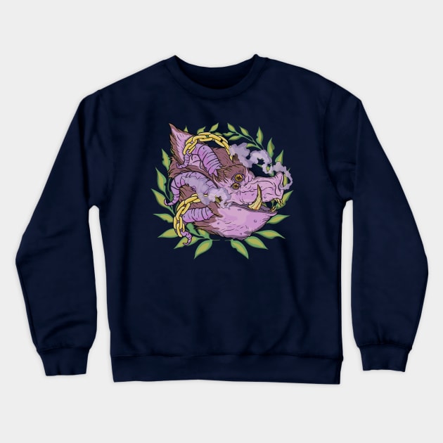 Pig rampant Crewneck Sweatshirt by Marco.cheyos